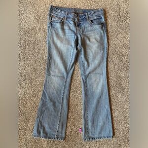 American Eagle brand. Size 10 Long. Light blue jeans.